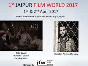 Jaipur Film World on 1st and 2nd April 2017