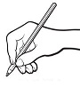 hand-with-pencil-black-and-white-drawing_csp6912759