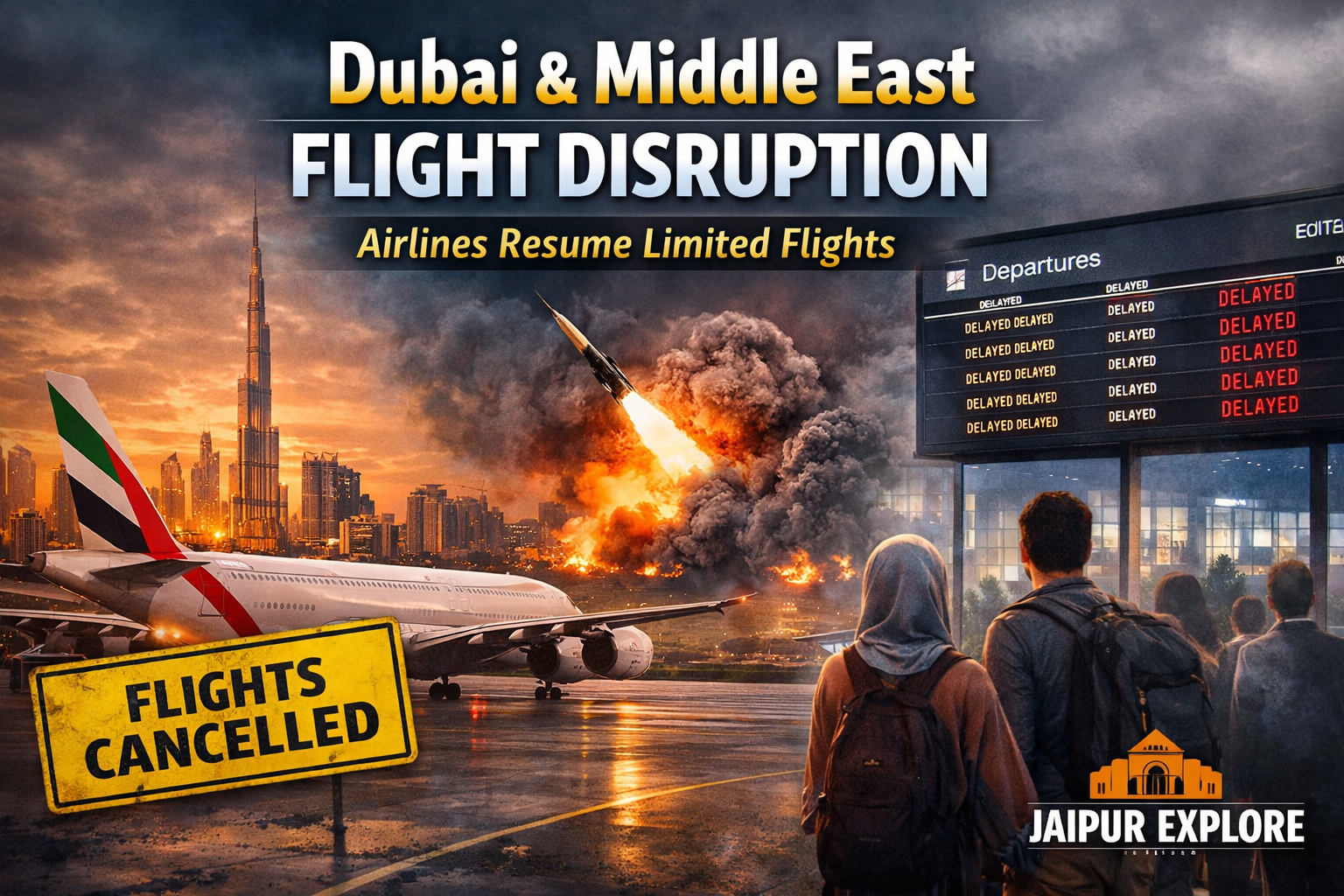 Flight disruptions and rising tensions